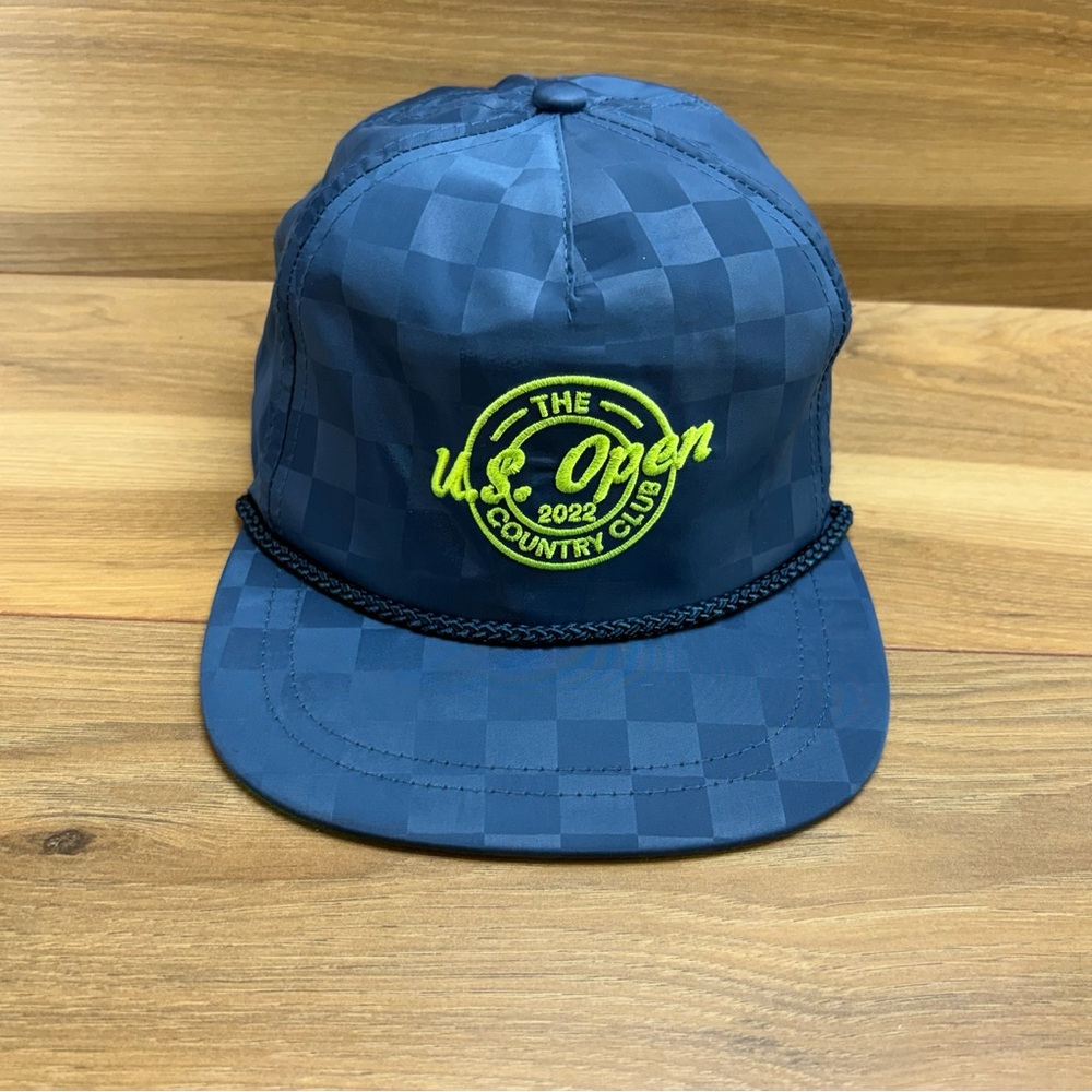 U.S. Open 2022 Navy Checker Snapback Hat